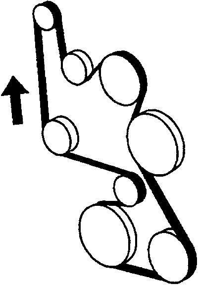 2002 cavalier serpentine belt diagram