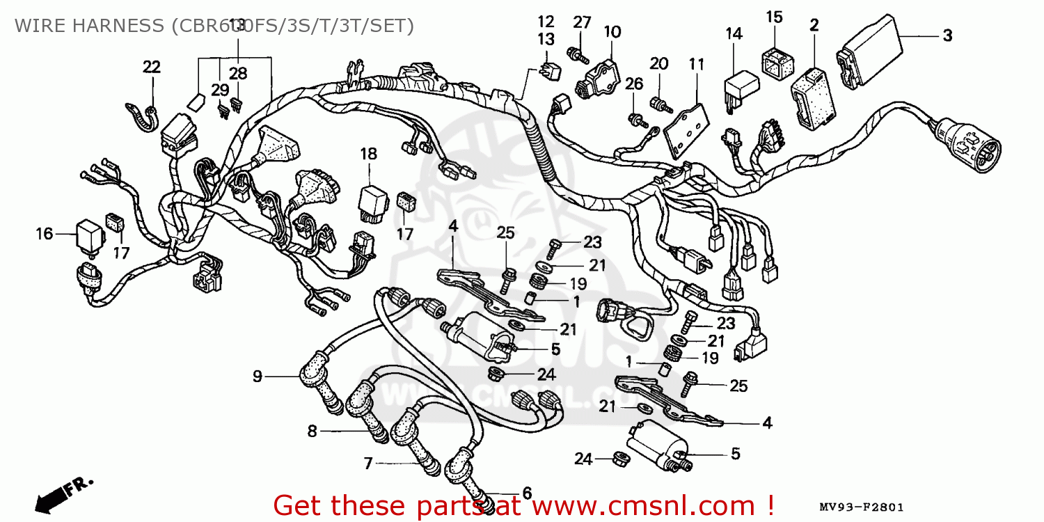 2002 cbr600f honda wiring diagram