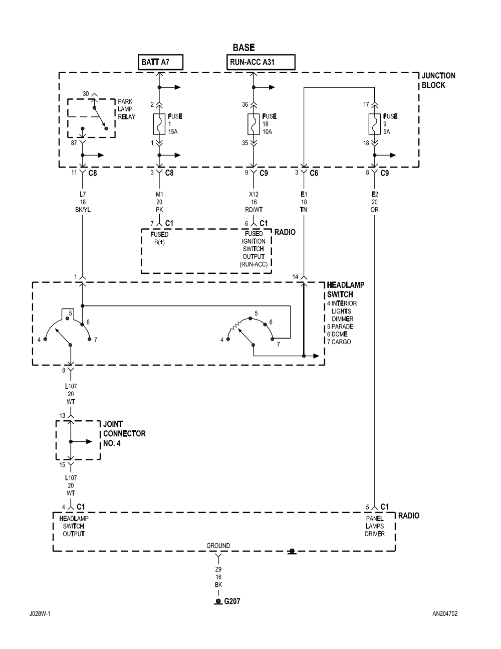 2002 dodge stratus infinity radio wiring diagram