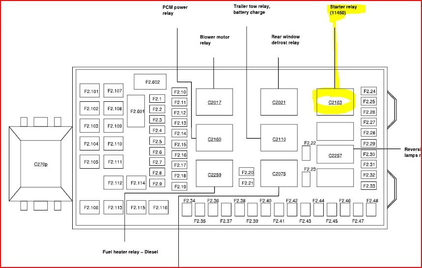 2002 ford f150 starter relay wiring diagram 5.4l