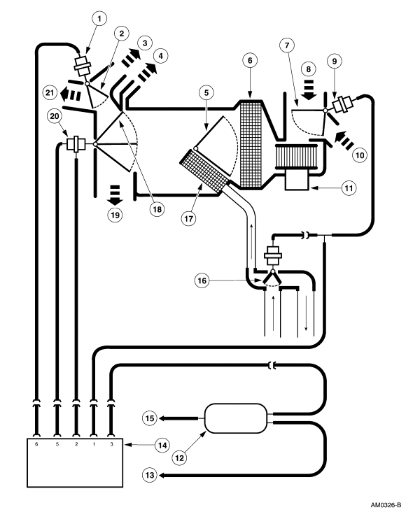 2002 ford ranger 2.3 heater hose diagram