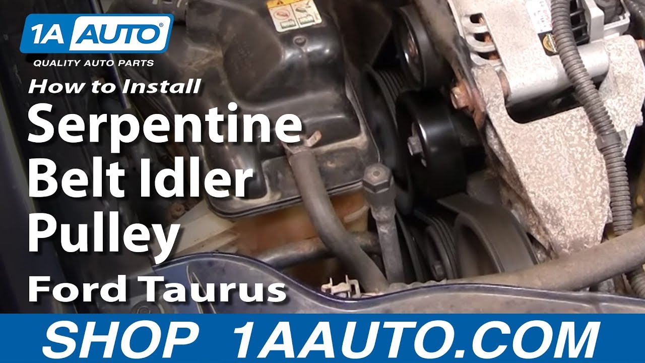 2002 ford taurus serpentine belt routing