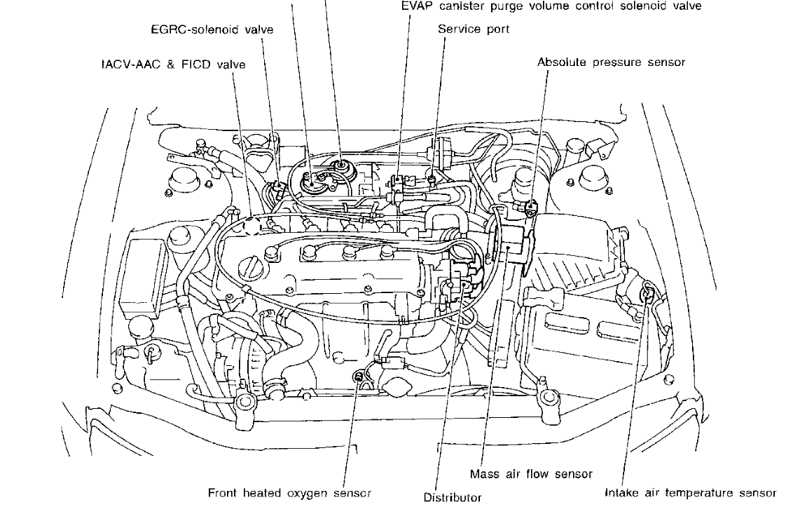 2002 nissan altima 2.5 belt diagram