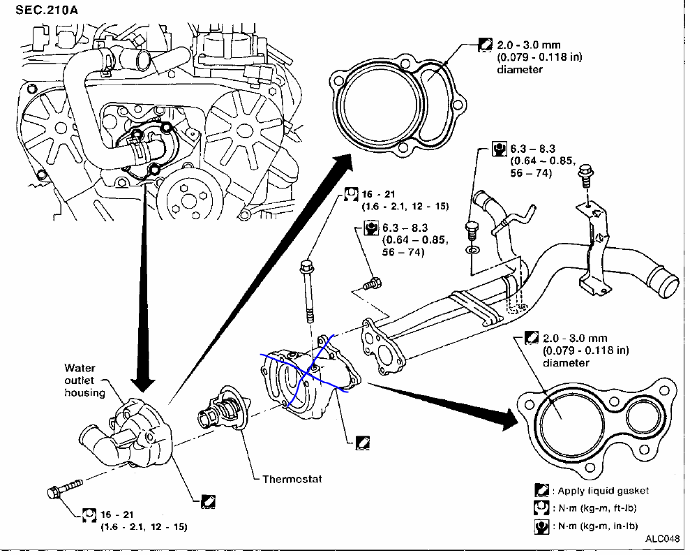 2002 nissan altima 2.5 belt diagram