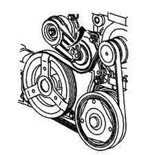 2002 pontiac grand am serpentine belt diagram