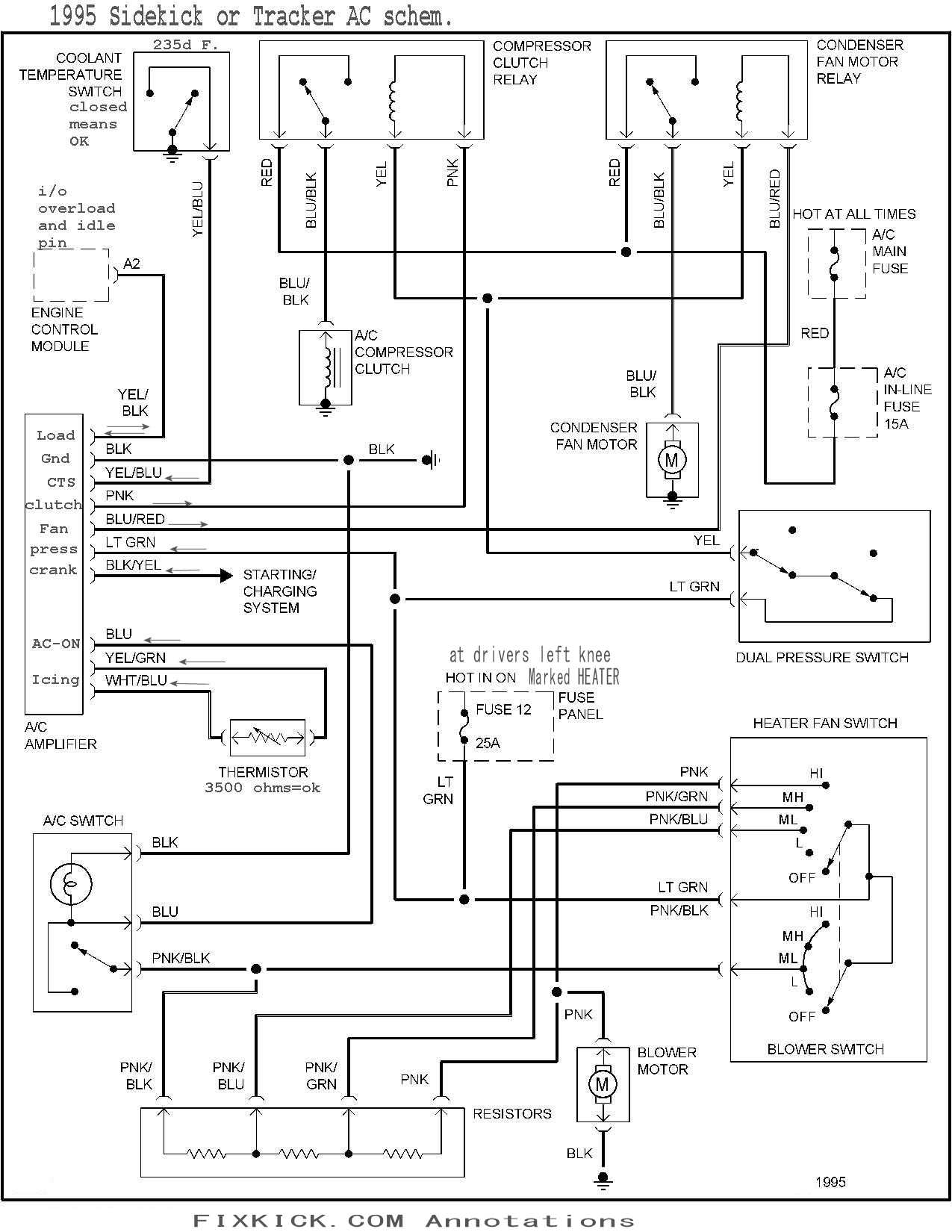 2002 suzuki grand vitara ac compressor wiring diagram