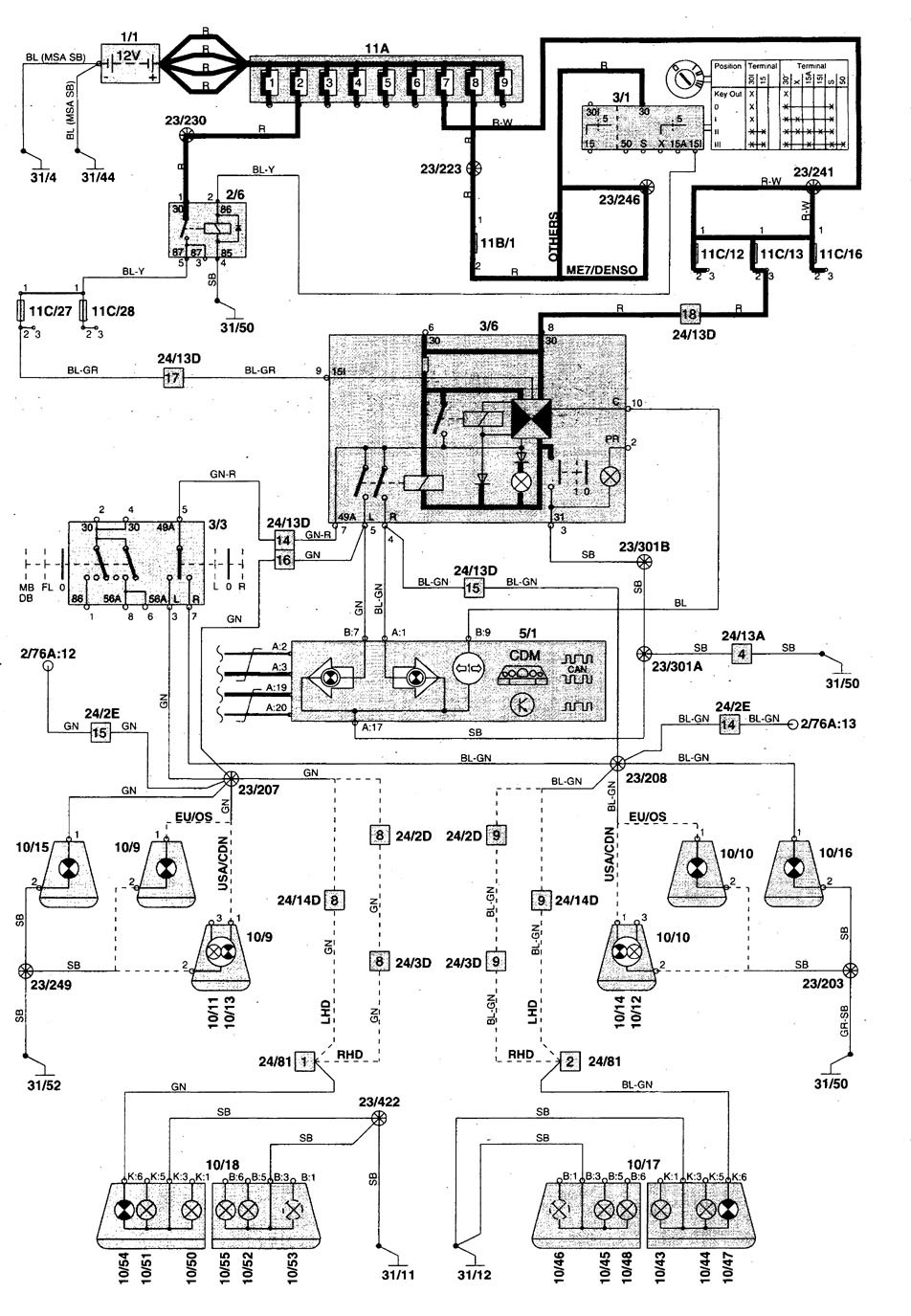 2002 volvo v70 xc wiring diagram