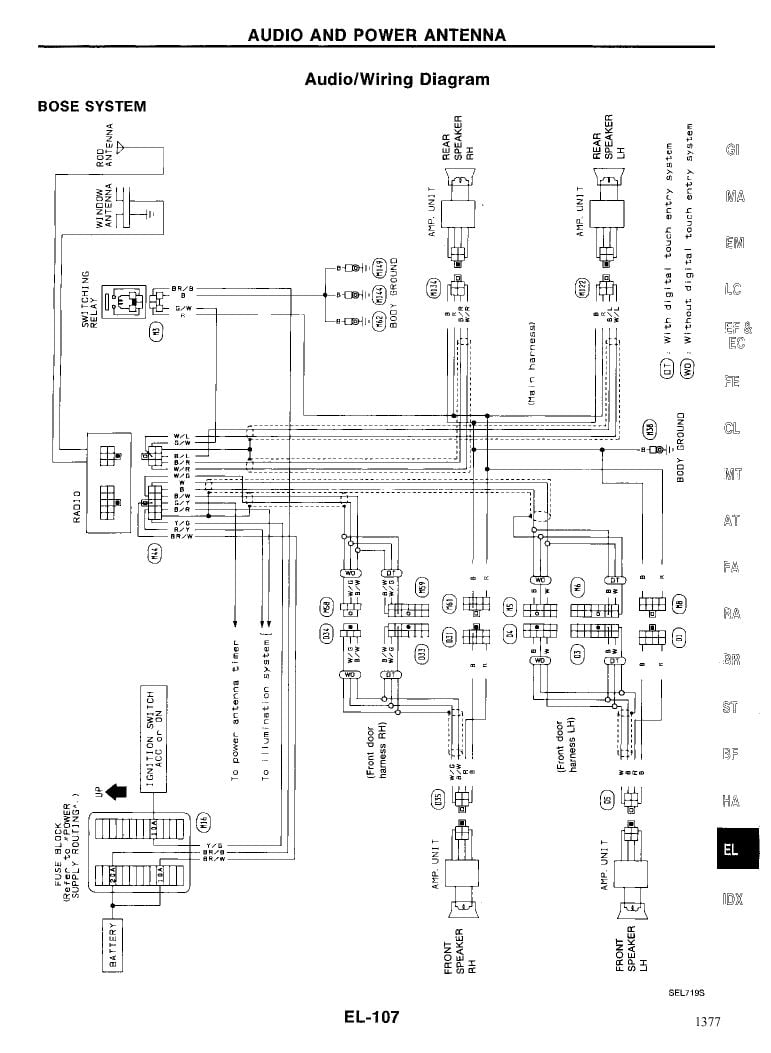 2002nissan pathfinder tape stereo wiring diagram