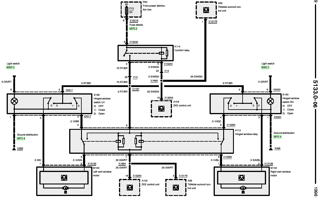 2003 Bmw X5 3.0i Wiring Diagram For  stomach belly Windshield Motor