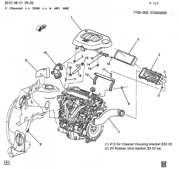 2003 chevy impala 3.8 serpentine belt diagram