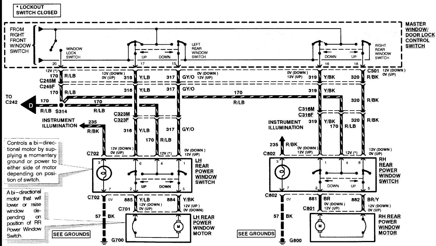 2003 ford f150 supercab window switch wiring diagram