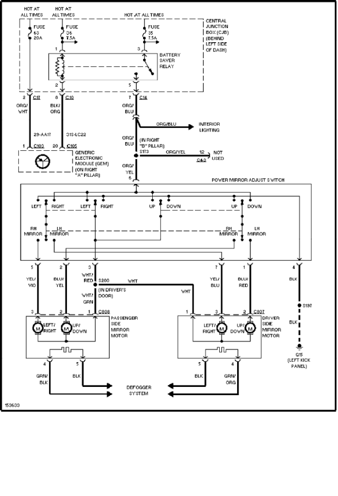 2003 ford focus mk1light bar wiring diagram