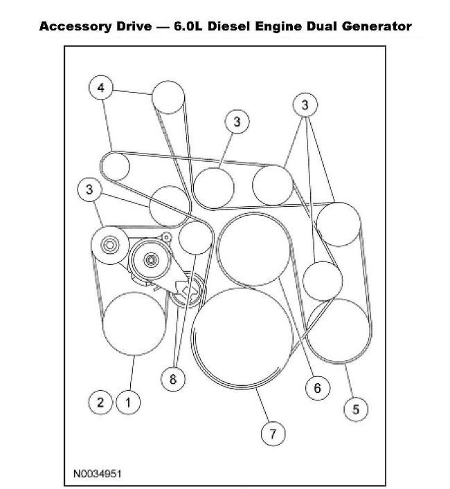 2003 ford taurus serpentine belt routing