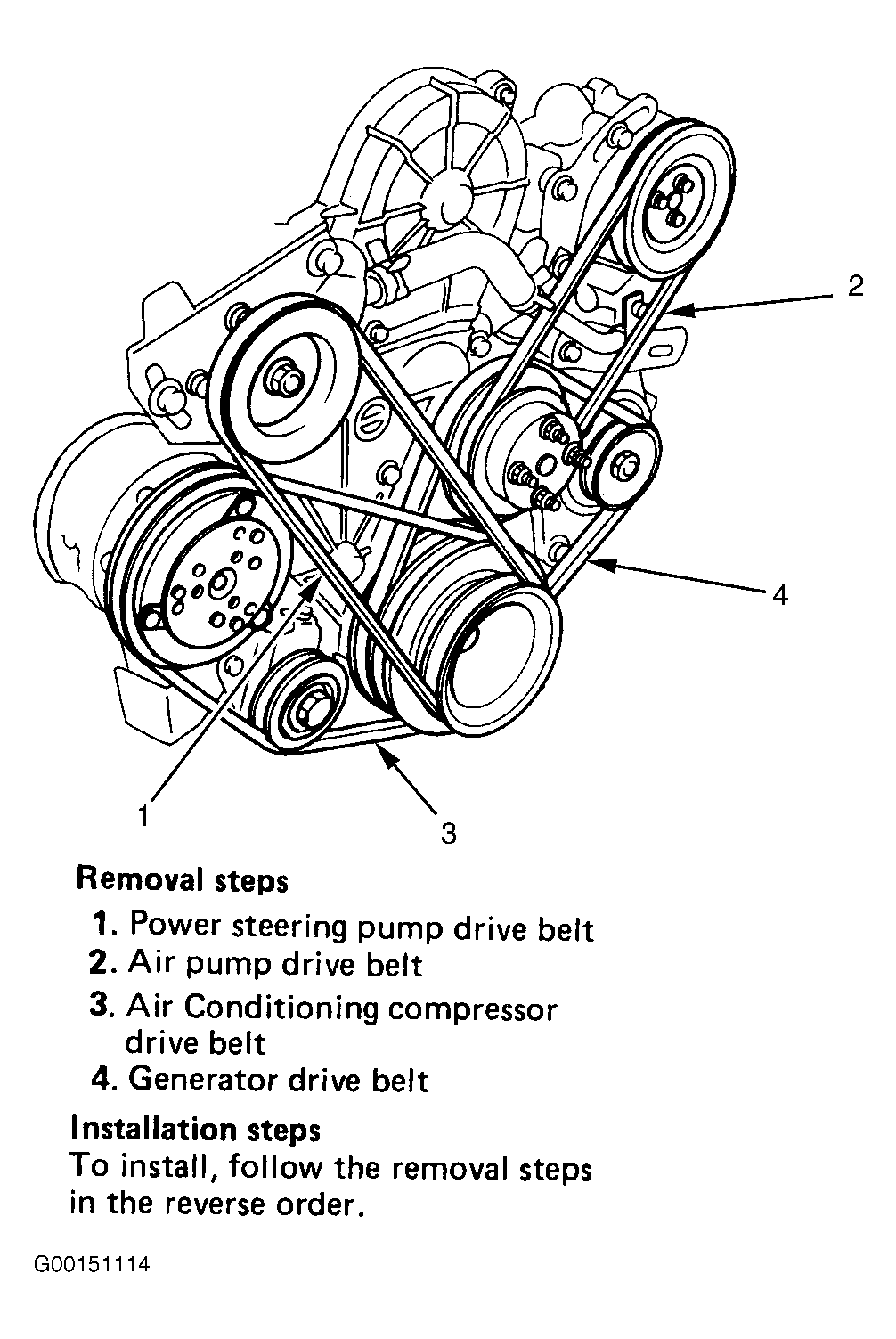 2003 isuzu rodeo serpentine belt diagram