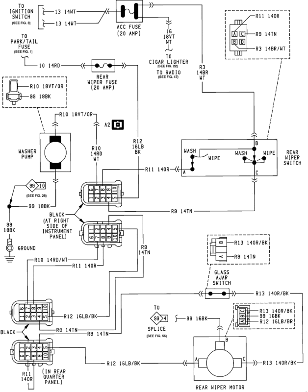 2003 pontiac vibe power mirror wiring diagram