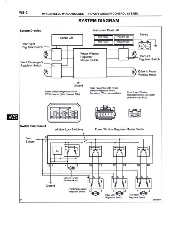 2003 pontiac vibe power mirror wiring diagram