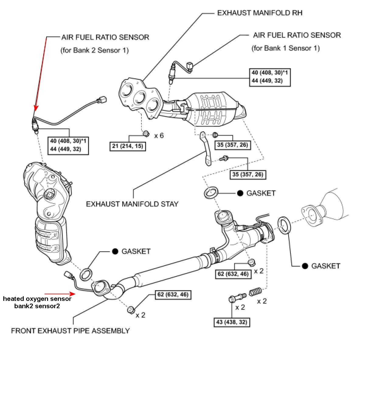 2003 toyota highlander 3.0l oxygen sensor wiring diagram