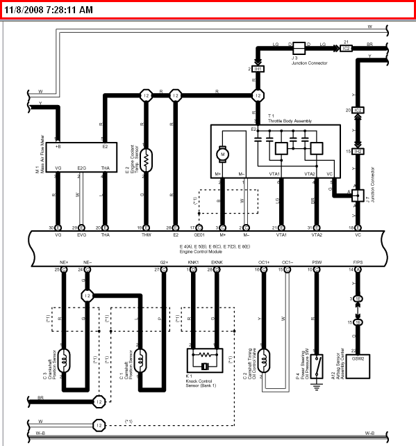 2003 toyota highlander 3.0l oxygen sensor wiring diagram