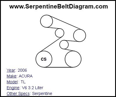2004 acura tsx serpentine belt diagram