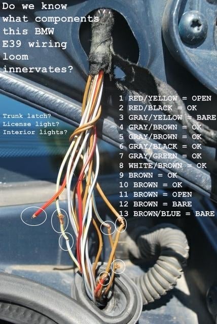 2004 bmw 325i license plate light wiring diagram.