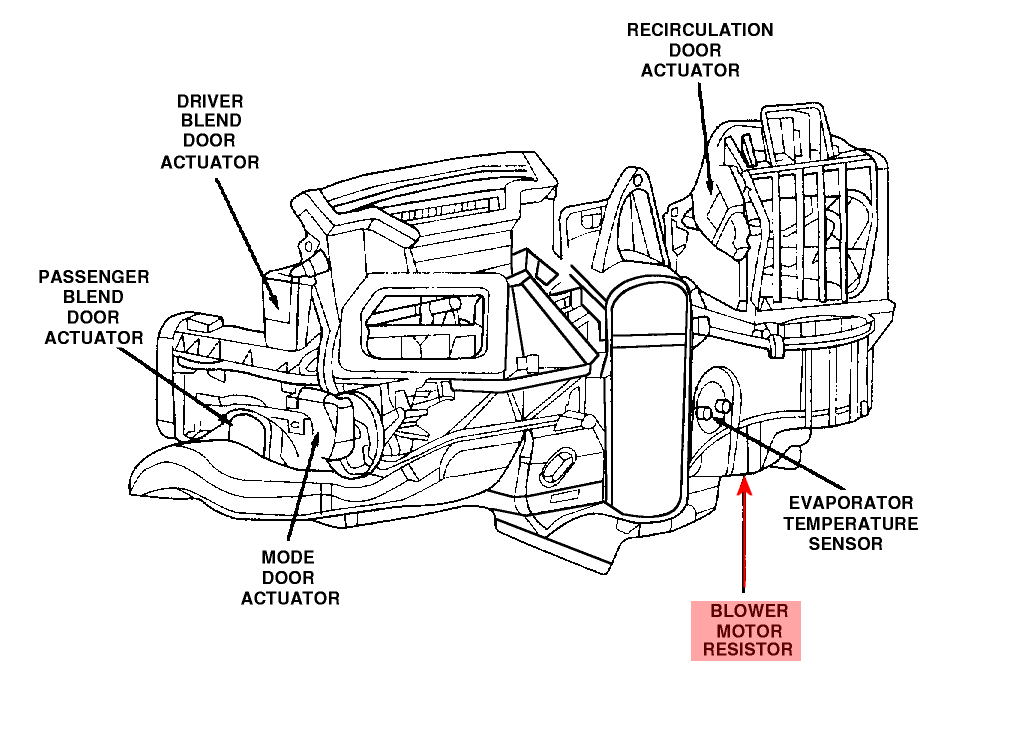 2004 dodge dakota blower resistor wiring diagram