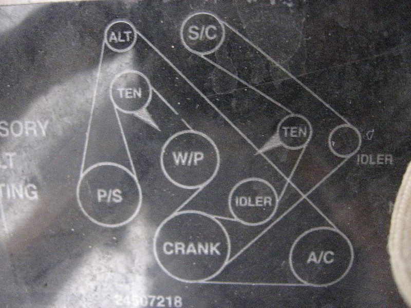 2004 grand prix gtp serpentine belt diagram