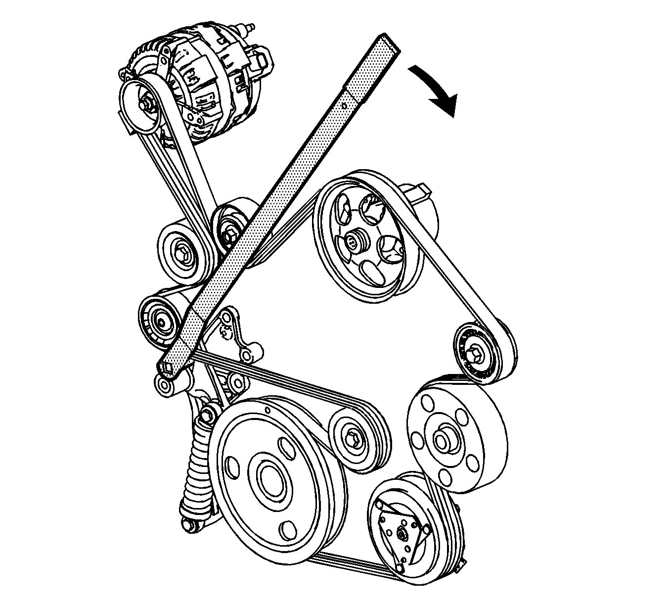 2004 grand prix gtp serpentine belt diagram