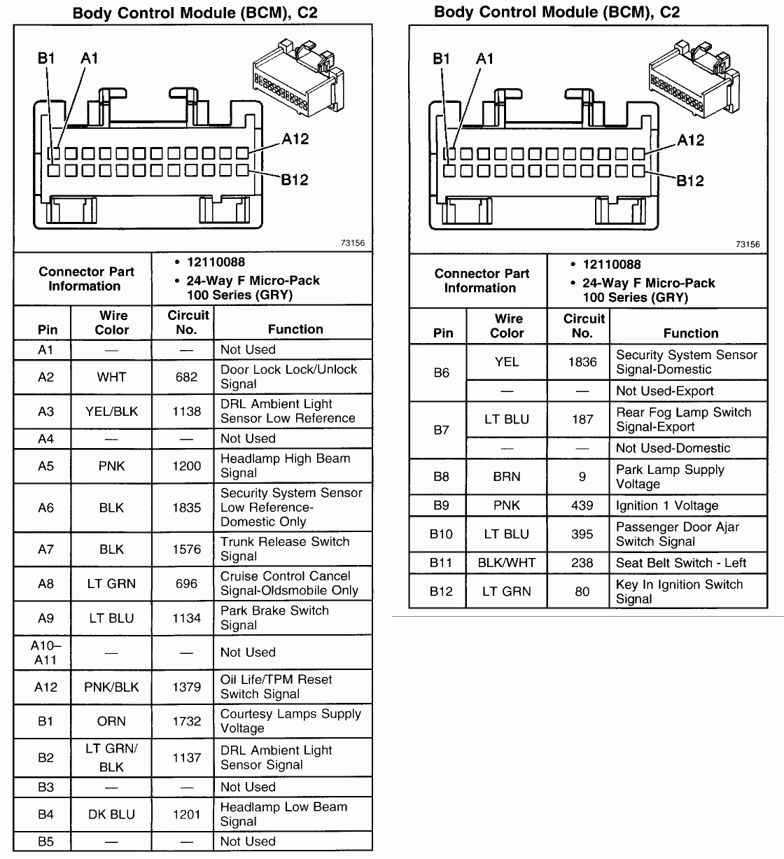 2004 hummer h2 radio connector c1 and c2 wiring diagram
