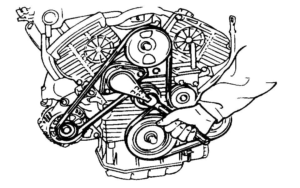 2004 hyundai santa fe serpentine belt diagram