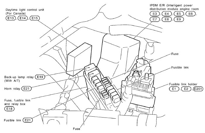 2004 Infiniti G35 Coupe Fuse Box Diagram