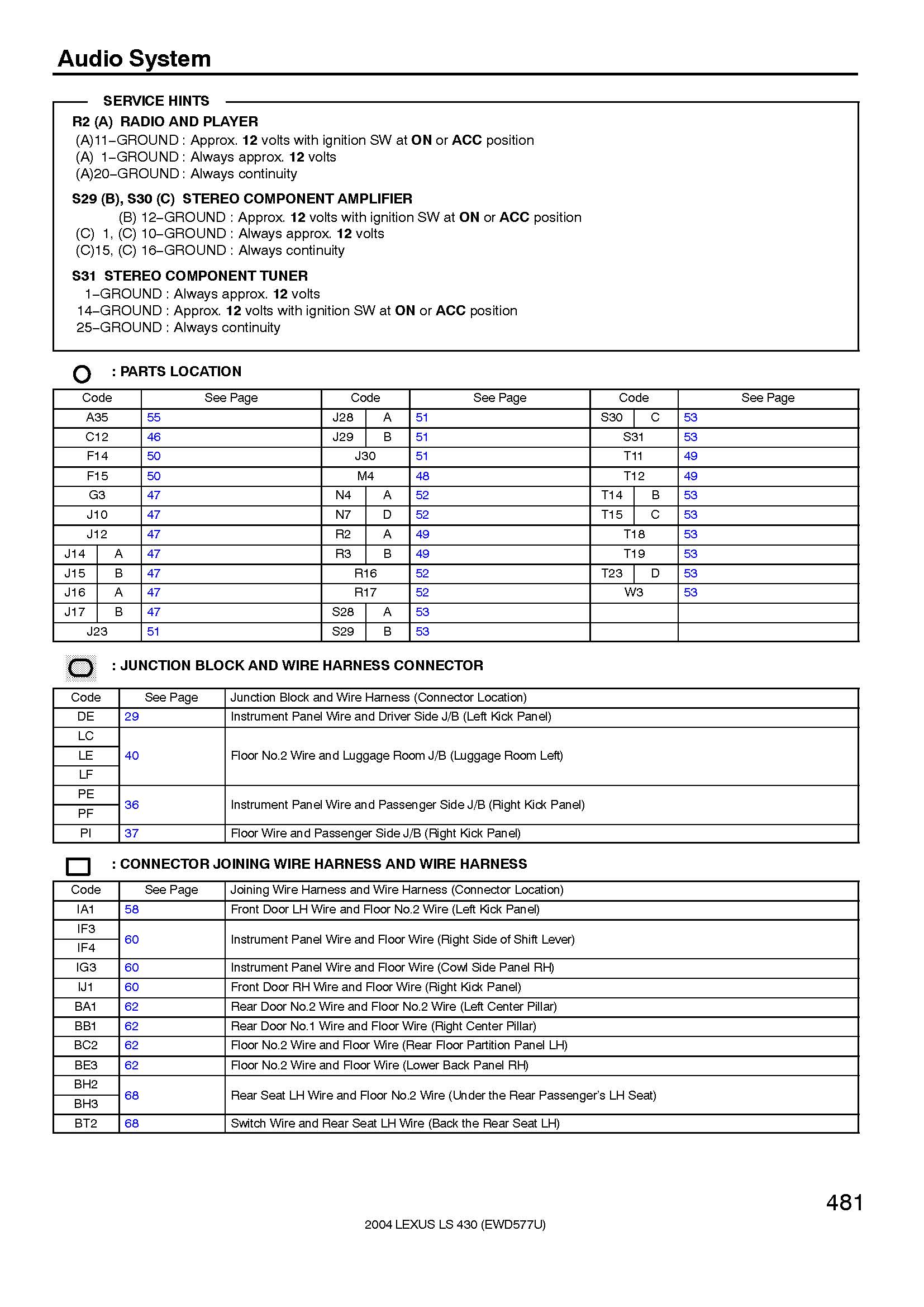 2004 lexus rx330 radio wiring diagram