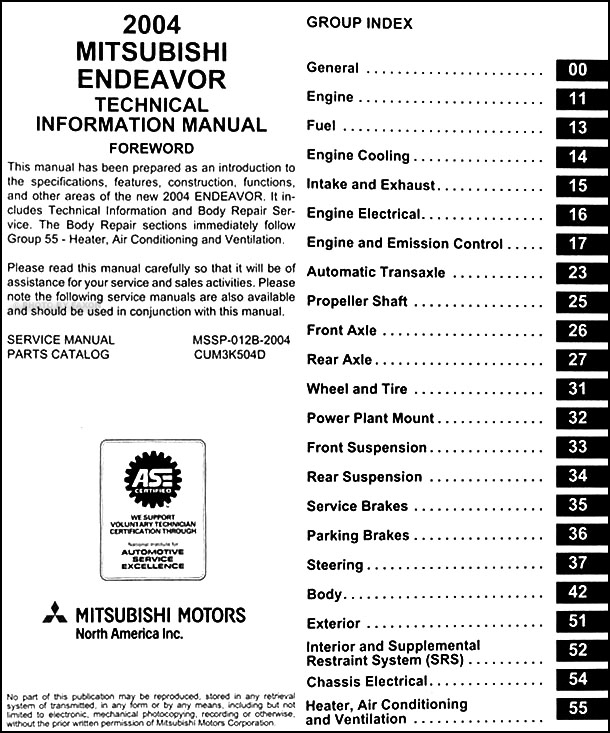 2004 mitsubishi endeavor radio wiring diagram