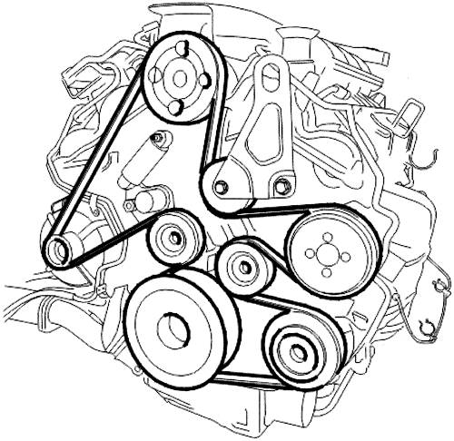 2004 volvo s60 serpentine belt diagram