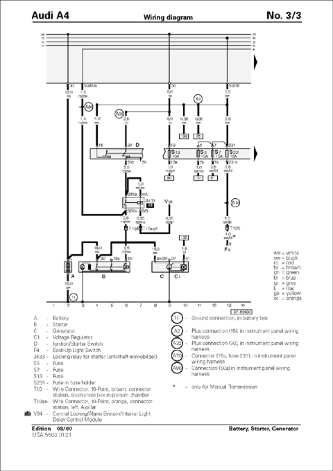 2004 vw passat 1.8t o2 sensor wiring diagram