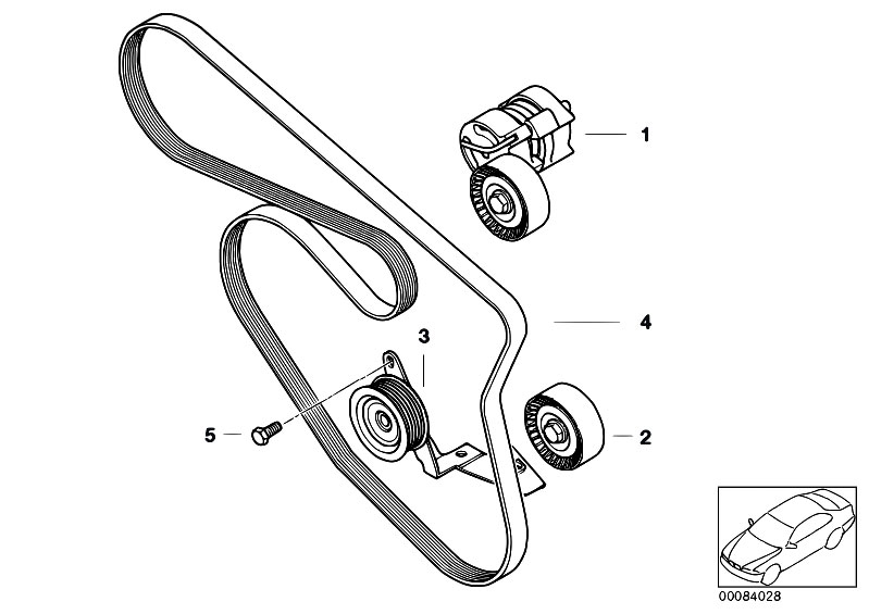 2005 bmw 325i serpentine belt diagram