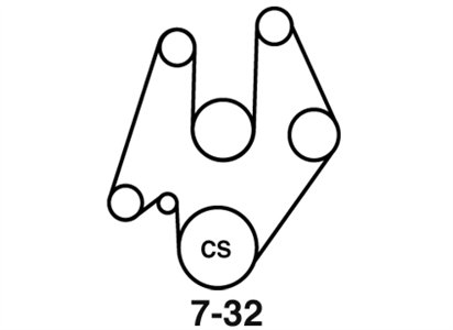 2005 dodge durango belt routing