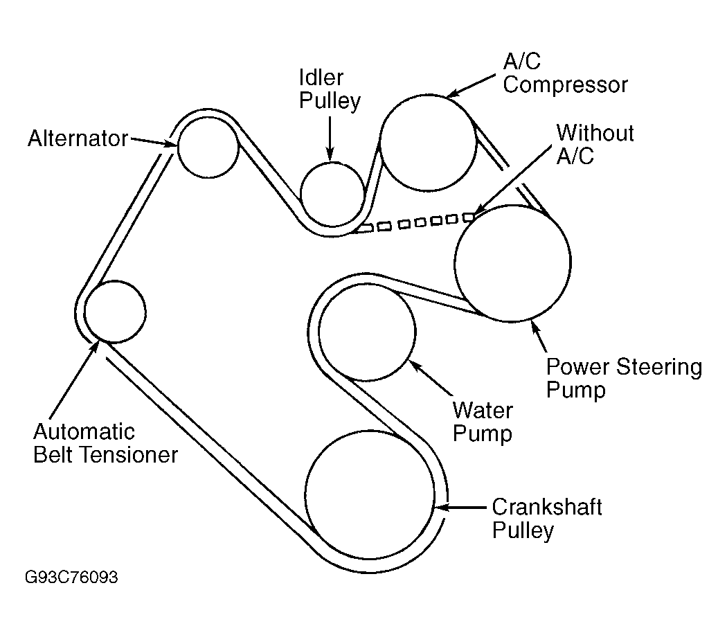 2005 dodge magnum serpentine belt diagram