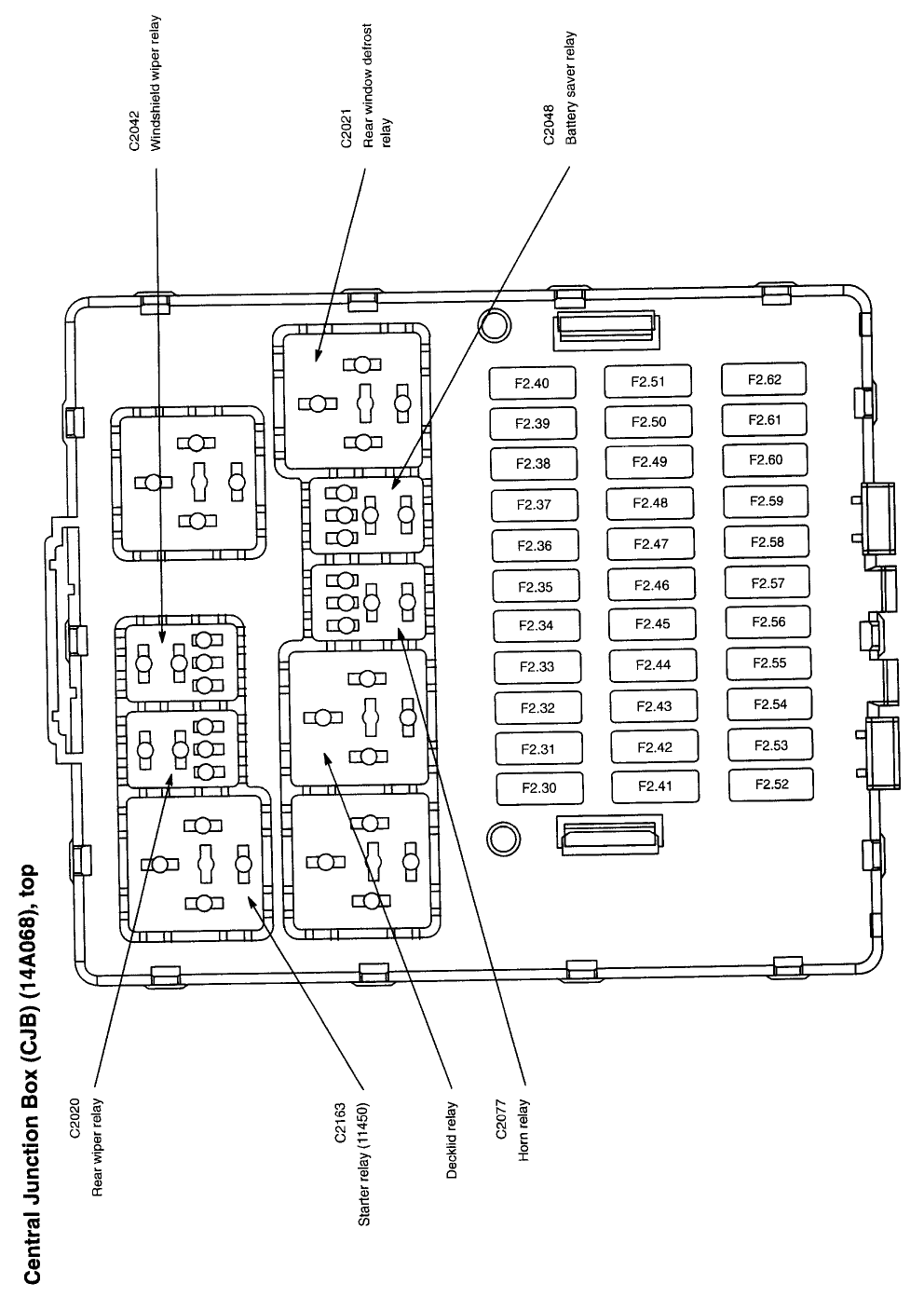 2005 Ford Focus Zx4 Fuse Box Diagram