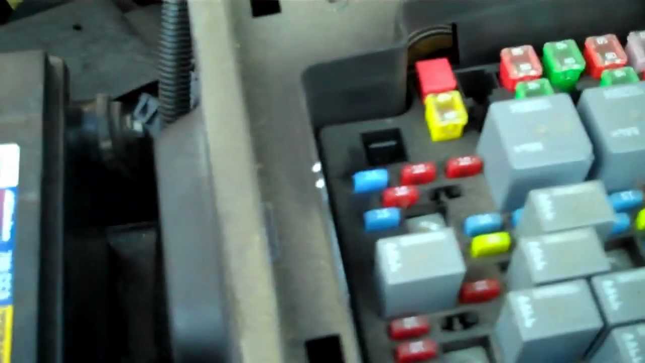 2005 gmc envoy wiring diagram rear fuse box has no power to it does it get power from front box