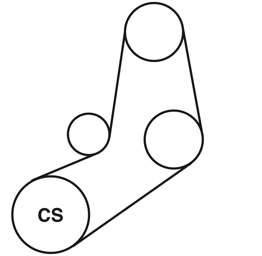 2005 honda crv serpentine belt diagram