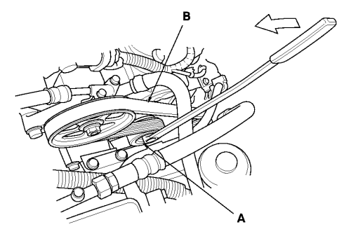 2005 honda odyssey serpentine belt diagram