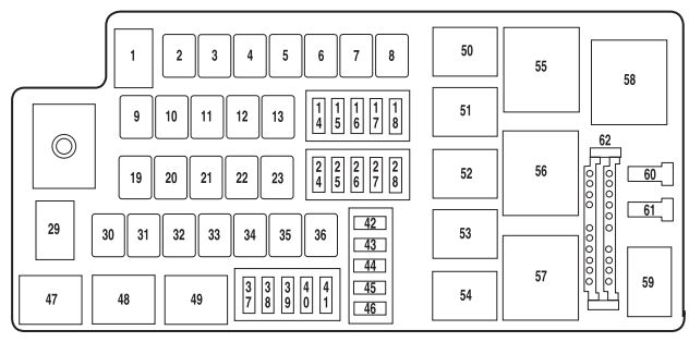 2005 mercury montego fuse diagram