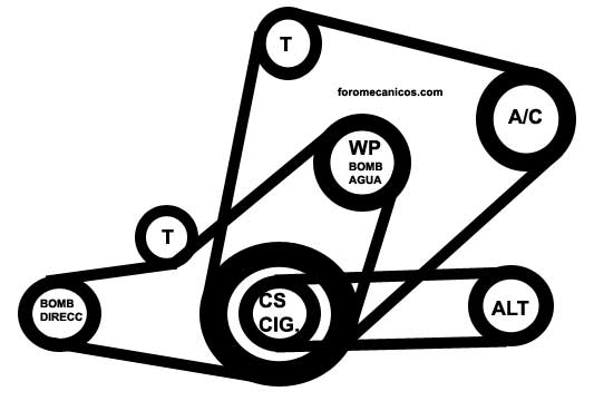 2005 nissan frontier serpentine belt diagram