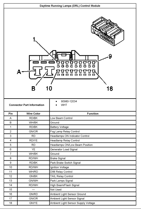 2005 pontiac +vibe +radio +wiring diagram