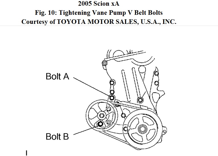 2005 scion tc serpentine belt diagram