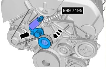 2005 volvo xc90 serpentine belt diagram