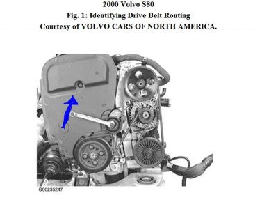 2005 volvo xc90 serpentine belt diagram