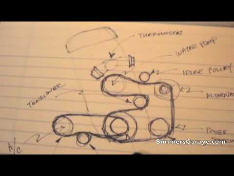 2006 bmw 330i serpentine belt diagram