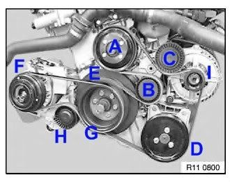 2006 bmw 330i serpentine belt diagram