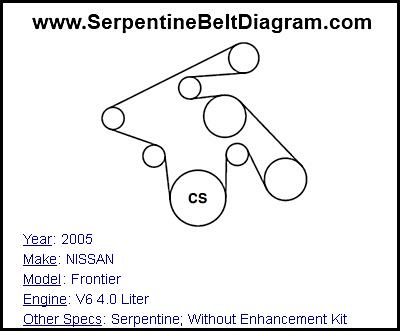 2006 chrysler pacifica serpentine belt diagram